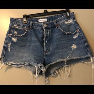 Distressed Zara Shorts